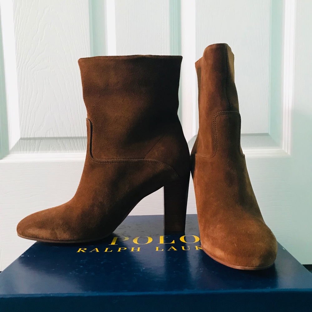 Ralph Lauren, suede boot, size 10